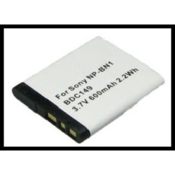 Sony NP-BN1 600mAh 2.2Wh Li-Ion 3.7V